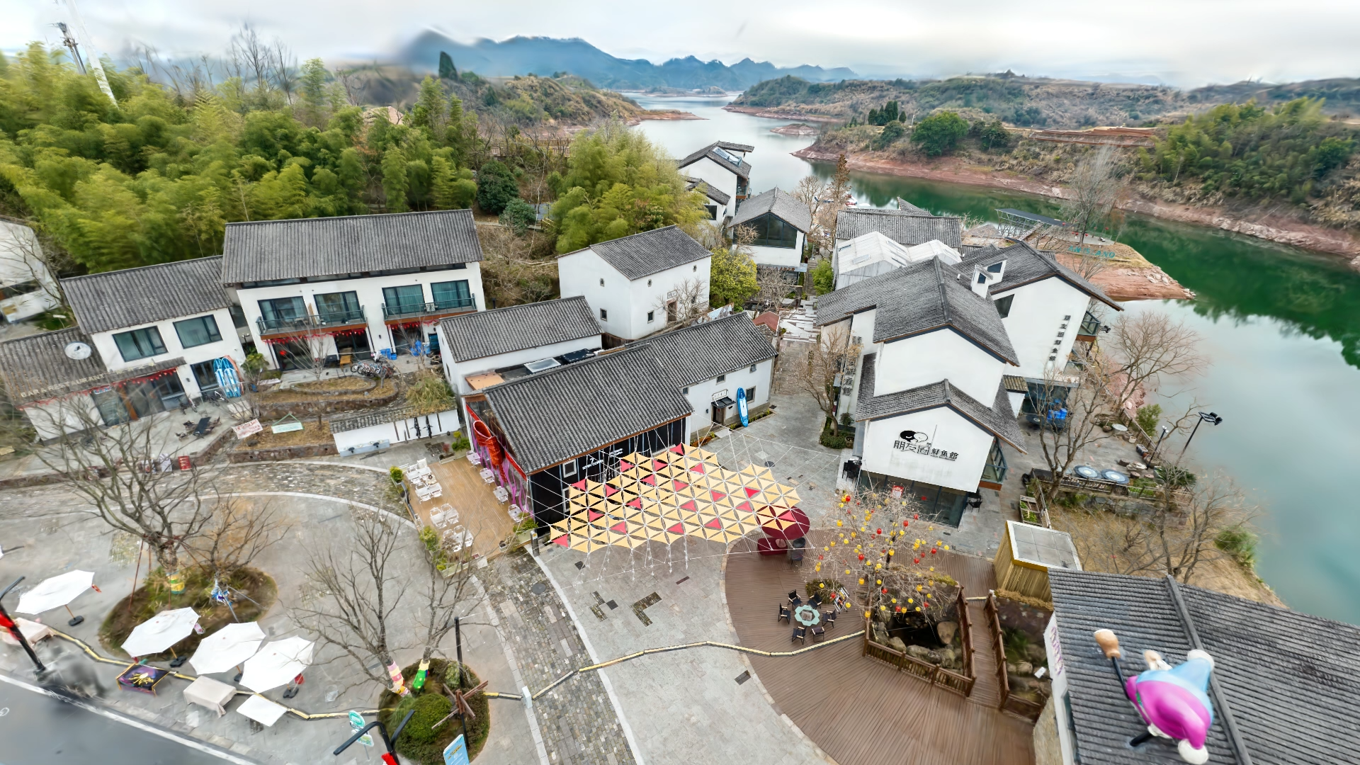 室外建筑 3DGS 场景预览